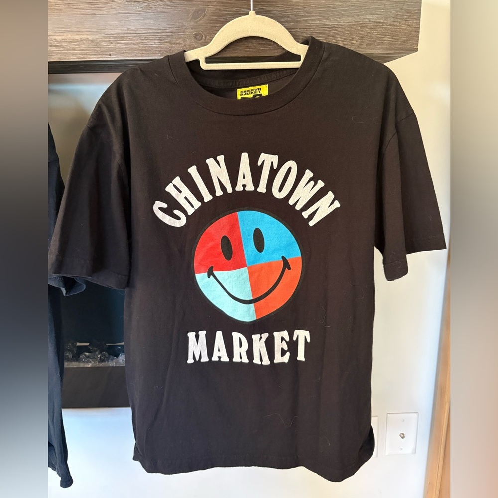 Chinatown Market Black Graphic T-Shirt